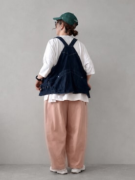 「アイテム（ベスト）」を使った、ta_ma_☺︎さん（レディース・167cm）の夏コーディネート