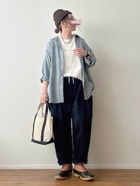 「アイテム（ブーツ）」を使った、ta_ma_☺︎さん（レディース・167cm）の秋コーディネート