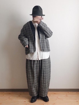 「アイテム（ダウンベスト）」を使った、ta_ma_☺︎さん（レディース・167cm）の冬コーディネート