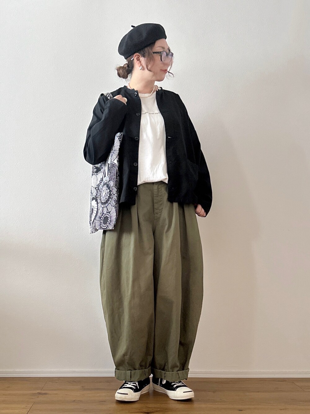 HARVESTY ノーカラージャケット HARVESTYのノーカラージャケットを使った人気ファッション