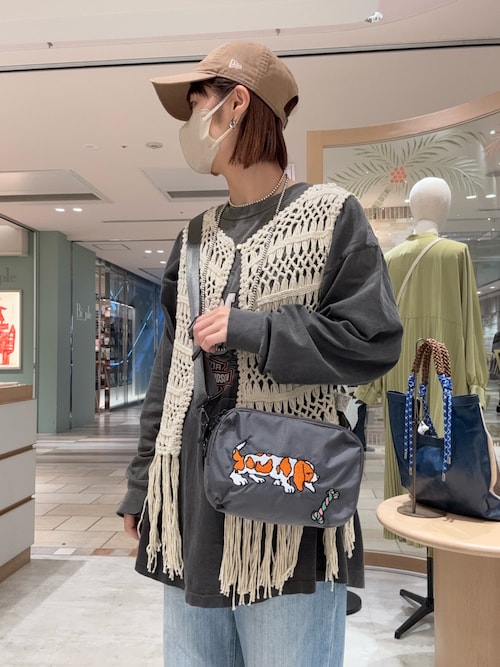 ear PAPILLONNER リボンショルダーバッグ ear PAPILLONNER（イア パピヨネ） ショルダーバッグ バッグ 「uchida