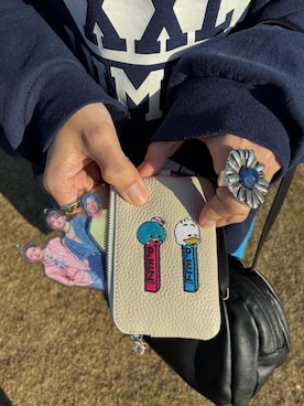 「ear PAPILLONNER（イアパピヨネ）のアイテム」を使った、mai＊さん（レディース・161cm）の冬コーディネート