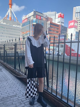 「SPINNS（スピンズ）のアイテム」を使った、mai＊さん（レディース・161cm）の春コーディネート