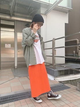 「SPINNS（スピンズ）のアイテム」を使った、mai＊さん（レディース・161cm）の春コーディネート
