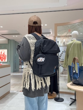 「ear PAPILLONNER（イアパピヨネ）のアイテム」を使った、mai＊さん（レディース・161cm）の春コーディネート