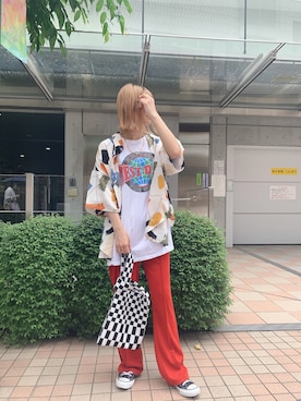 「SPINNS（スピンズ）のアイテム」を使った、mai＊さん（レディース・161cm）の春コーディネート