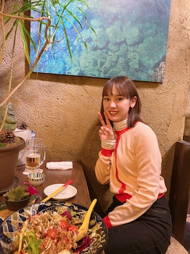 飯窪春菜さん（レディース・162cm）の冬コーディネート