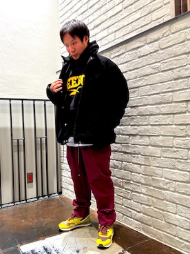 「Reebok（リーボック）のアイテム」を使った、oor0203さん（メンズ・163cm）の秋コーディネート