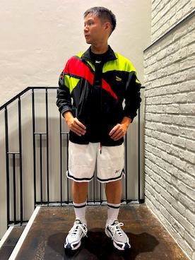 「Reebok(リーボック)のアイテム」を使った、NAKAGAWAさん(メンズ・163cm)の夏コーディネート