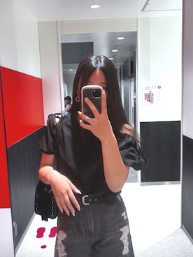 「アイテム（その他トップス）」を使った、kiku2121さん（レディース・165cm）の秋コーディネート