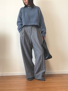 「TODAYFUL（トゥデイフル）のアイテム」を使った、idealyucaさん（骨格ウェーブ・レディース・161cm）の秋コーディネート