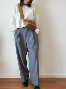 「TODAYFUL（トゥデイフル）のアイテム」を使った、idealyucaさん（骨格ウェーブ・レディース・161cm）の秋コーディネート