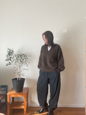 idealyucaさん（骨格ウェーブ・レディース・161cm）の秋コーディネート