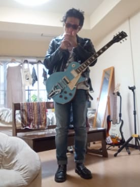 「Schott(ショット)のアイテム」を使った、カルバン・クラインさん(メンズ・173cm)の夏コーディネート