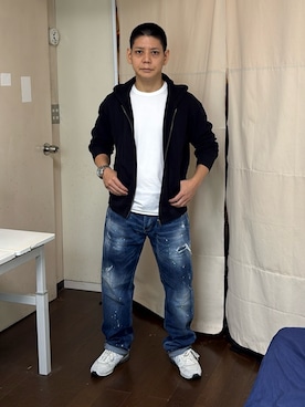 「DENHAM（デンハム）のアイテム」を使った、こうさん（メンズ・161cm）の夏コーディネート