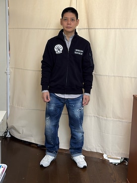 「AVIREX（アヴィレックス）のアイテム」を使った、こうさん（メンズ・161cm）の夏コーディネート