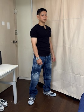 「DENHAM（デンハム）のアイテム」を使った、こうさん（メンズ・161cm）の夏コーディネート