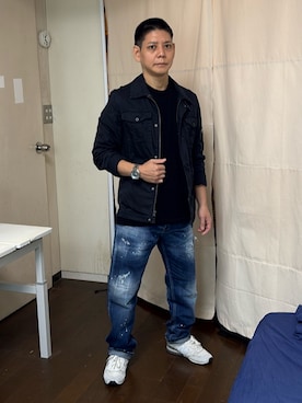 「DENHAM（デンハム）のアイテム」を使った、こうさん（メンズ・161cm）の夏コーディネート