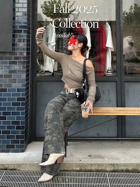  mokaさん（骨格ウェーブ・レディース・157cm）の秋コーディネート