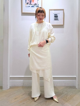 「アイテム（パンプス）」を使った、CHIEさん（レディース・158cm・40代）の冬コーディネート