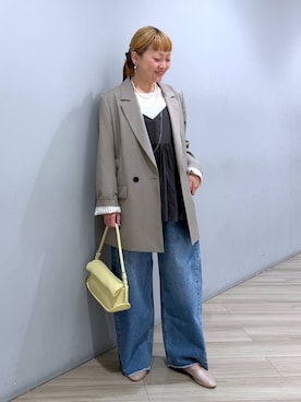 CHIEさん（レディース・158cm）の春コーディネート