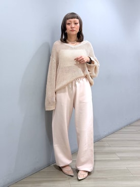 「CORSO ROMA，9（コルソローマ）のアイテム」を使った、CHIEさん（レディース・158cm）の春コーディネート