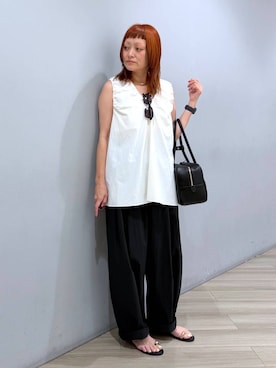 CHIEさん（レディース・158cm）の夏コーディネート