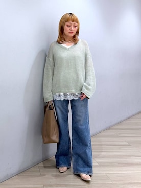 CHIEさん（レディース・158cm）の春コーディネート