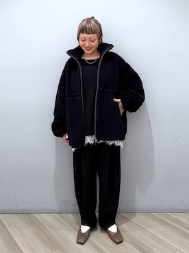 CHIEさん（レディース・158cm）の冬コーディネート