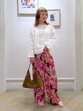 CHIEさん（レディース・158cm）の春コーディネート