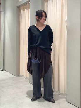 小坂  紗麗さん（レディース・161cm）の秋コーディネート