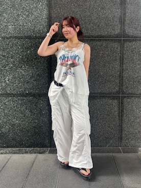 小坂 紗麗さん(レディース・161cm)の夏コーディネート