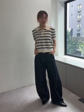 「mystic（ミスティック）のアイテム（その他シューズ）」を使った、mika🍊さん（レディース・155cm）の夏コーディネート