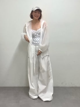 「アイテム（水着）」を使った、mika🍊さん（レディース・155cm）の春コーディネート