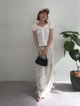 「mystic（ミスティック）のアイテム（サンダル）」を使った、mika🍊さん（レディース・155cm）の春コーディネート