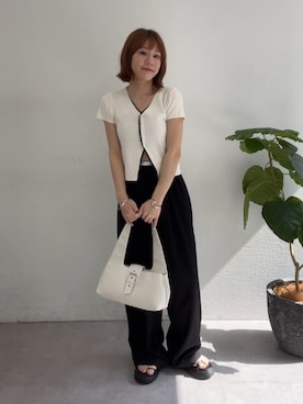 「mystic（ミスティック）のアイテム（サンダル）」を使った、mika🍊さん（レディース・155cm）の春コーディネート