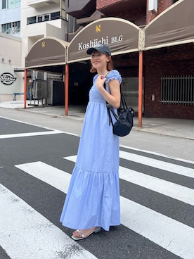 「mystic（ミスティック）のアイテム（シューズ）」を使った、mika🍊さん（レディース・155cm）の春コーディネート