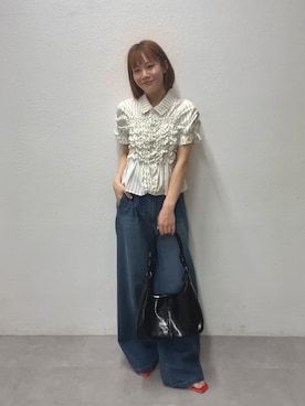 「mystic（ミスティック）のアイテム（サンダル）」を使った、mika🍊さん（レディース・155cm）の春コーディネート