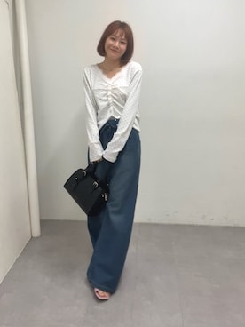 「mystic（ミスティック）のアイテム（サンダル）」を使った、mika🍊さん（レディース・155cm）の春コーディネート