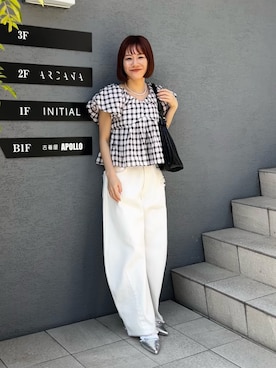 mika🍊さん（レディース・155cm）の春コーディネート