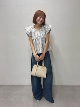 「mystic（ミスティック）のアイテム（サンダル）」を使った、mika🍊さん（レディース・155cm）の春コーディネート