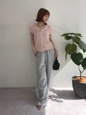 「mystic（ミスティック）のアイテム（サンダル）」を使った、mika🍊さん（レディース・155cm）の春コーディネート