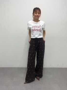 「mystic（ミスティック）のアイテム（その他シューズ）」を使った、mika🍊さん（レディース・155cm）の夏コーディネート