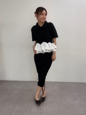 「mystic（ミスティック）のアイテム（その他シューズ）」を使った、mika🍊さん（レディース・155cm）の夏コーディネート