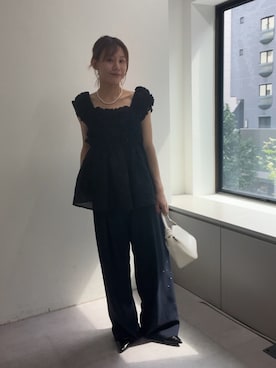 「mystic（ミスティック）のアイテム（その他シューズ）」を使った、mika🍊さん（レディース・155cm）の夏コーディネート