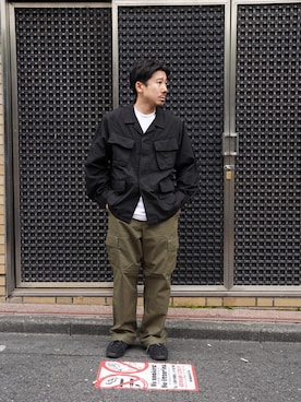 「Alpha Industries（アルファインダストリーズ）のアイテム」を使った、sawakitaさん（メンズ・170cm）の夏コーディネート