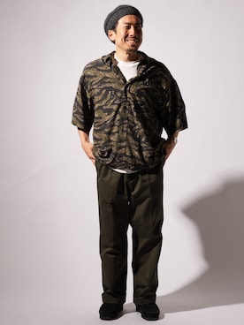「Alpha Industries（アルファインダストリーズ）のアイテム」を使った、sawakitaさん（メンズ・170cm）の夏コーディネート