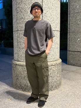 「Alpha Industries（アルファインダストリーズ）のアイテム」を使った、sawakitaさん（メンズ・170cm）の春コーディネート