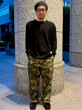 「Alpha Industries（アルファインダストリーズ）のアイテム」を使った、sawakitaさん（メンズ・170cm）の春コーディネート