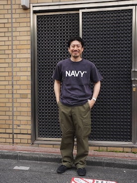 「Alpha Industries（アルファインダストリーズ）のアイテム」を使った、sawakitaさん（メンズ・170cm）の夏コーディネート